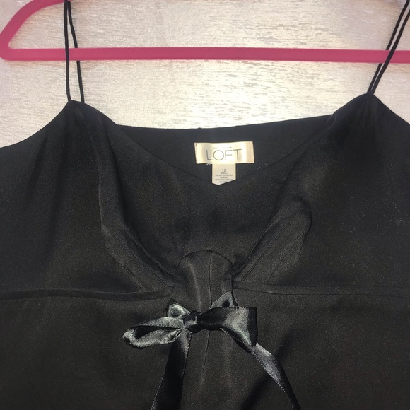 Black silk and sequin camisole - Picture 2 of 5